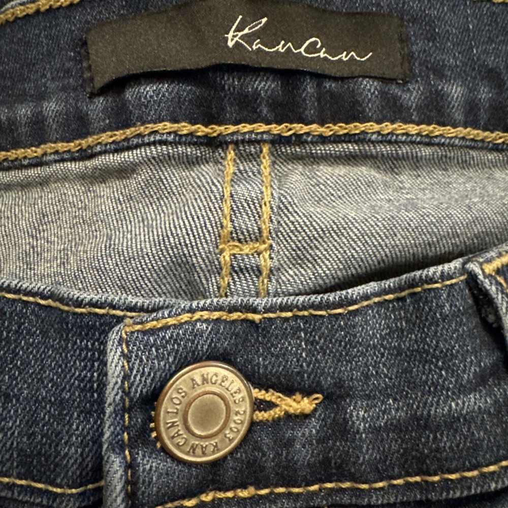 KanCan Jeans Womens Sz 5x26 Signature Estilo Bk1231 Blue Distressed Stretch - Picture 4 of 5